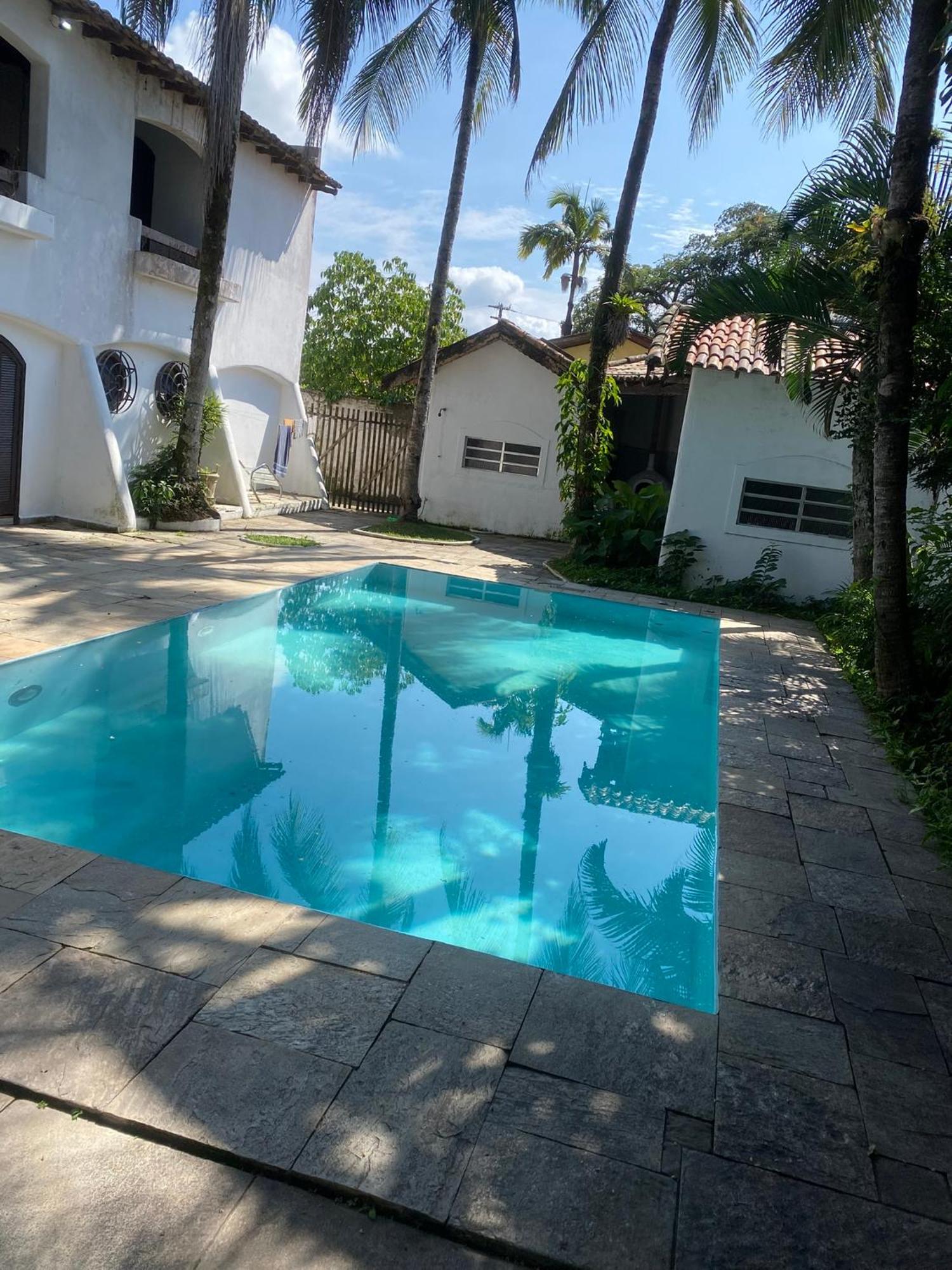 Вилла Casarao No Guaruja Com Piscina Экстерьер фото